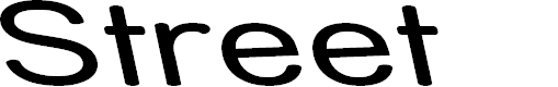 Preview image for Street - Compressed Reverse Italic