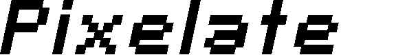 Preview image for SF Pixelate Bold Oblique