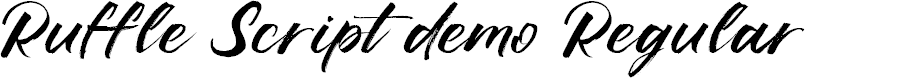 Preview image for Ruffle Script DEMO Regular
