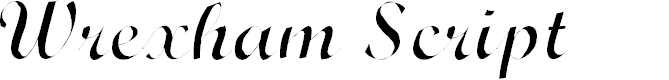 Preview image for Wrexham Script Light