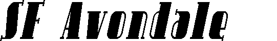 Preview image for SF Avondale Cond Italic