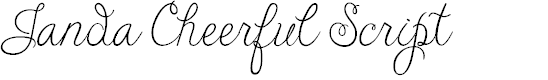 Preview image for Janda Cheerful Script