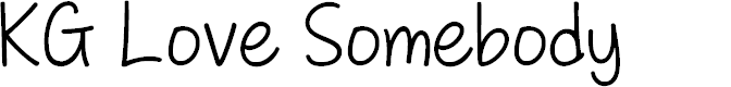 Preview image for KG Love Somebody
