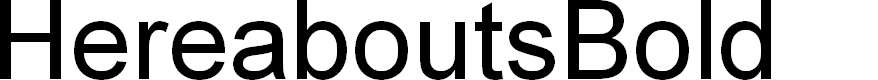 Preview image for HereaboutsBold