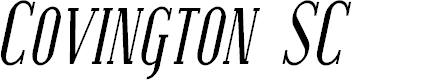 Preview image for Covington SC Cond Italic
