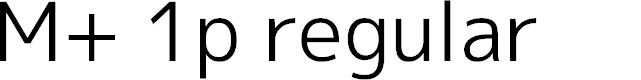 Preview image for M+ 1p regular