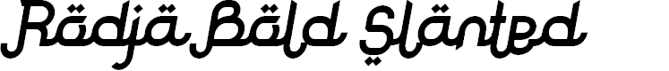 Preview image for Rodja Bold Slanted