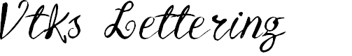 Preview image for Vtks Lettering