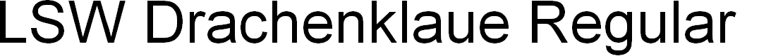 Preview image for LSW Drachenklaue Regular