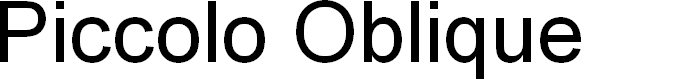 Preview image for Piccolo Oblique