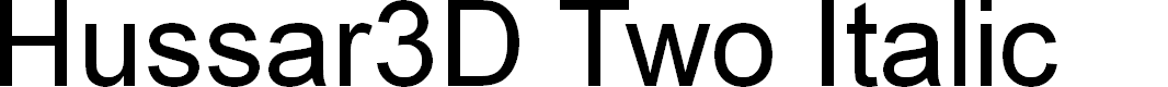 Preview image for Hussar3D Two Italic