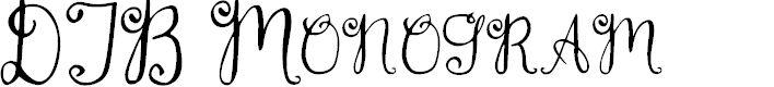 Preview image for DJB Monogram