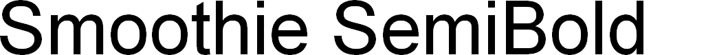 Preview image for Smoothie SemiBold