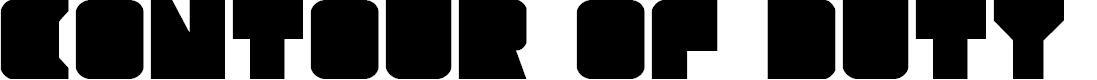 Preview image for Contour of Duty Font