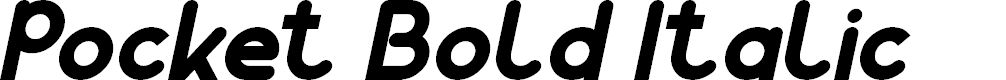 Preview image for Pocket Bold Italic
