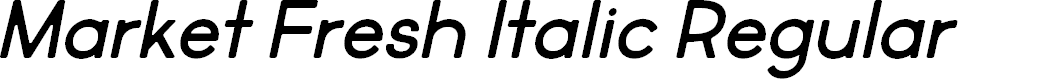 Preview image for Market Fresh Italic Regular