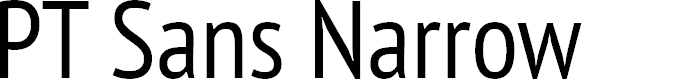 Preview image for PT Sans Narrow