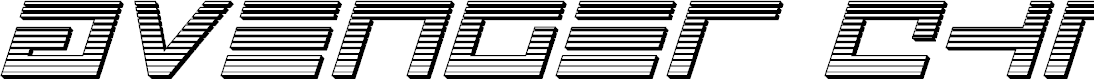 Preview image for Avenger Chrome Italic