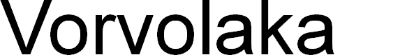 Preview image for Vorvolaka Expanded Italic