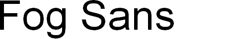 Preview image for Fog Sans
