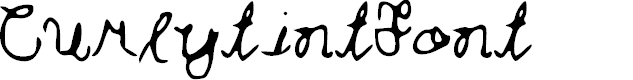 Preview image for Curlytint_Font