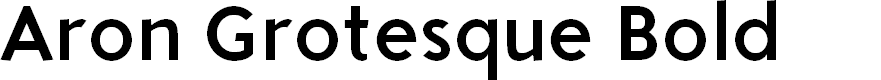 Preview image for Aron Grotesque Bold