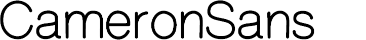 Preview image for CameronSans