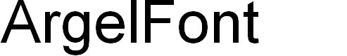 Preview image for Argel Font