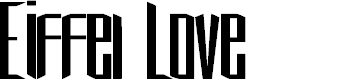 Preview image for Eiffel Love Font