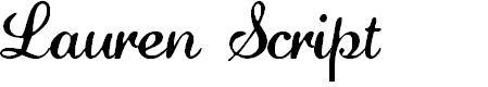 Preview image for LaurenScript Regular