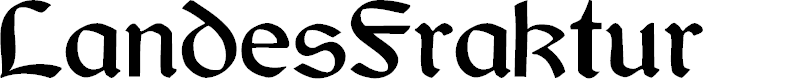 Preview image for LandesFraktur