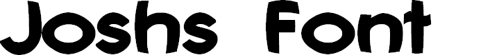 Preview image for Joshs Font