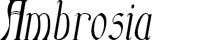Preview image for Ambrosia Italic