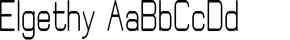 Preview image for Elgethy Bold Condensed
