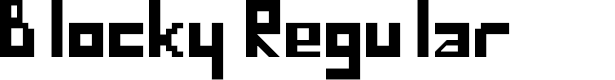 Preview image for Blocky Regular