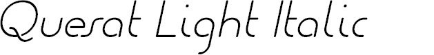 Preview image for Quesat Light Demo Italic