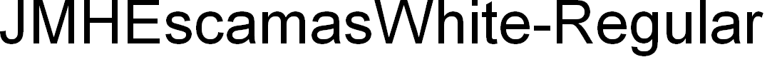 Preview image for JMHEscamasWhite-Regular