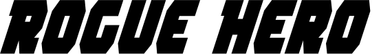 Preview image for Rogue Hero Condensed Italic