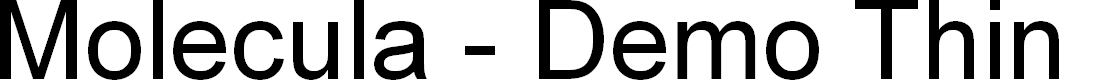 Preview image for Molecula - Demo Thin