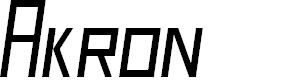 Preview image for Akron Smallcaps NBP Italic