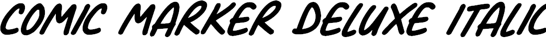 Preview image for Comic Marker Deluxe Italic