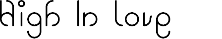 Preview image for High In love Font