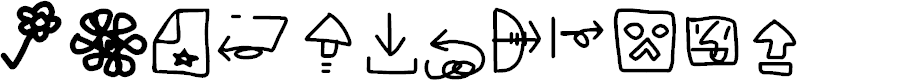 Preview image for Weird Machintosh Symbols Regular