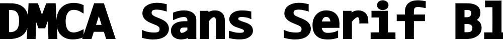 Preview image for DMCA Sans Serif Black