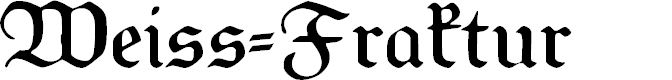 Preview image for Weiss-Fraktur