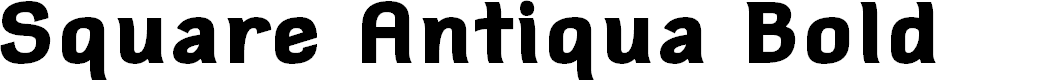 Preview image for Square Antiqua Bold