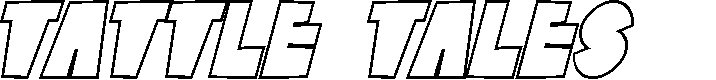Preview image for SF Tattle Tales Outline Italic