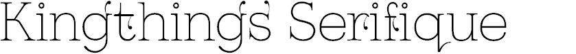 Preview image for Kingthings Serifique Ultralight
