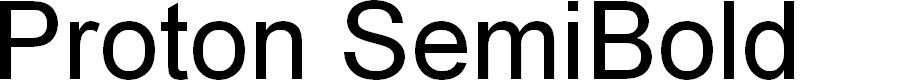 Preview image for Proton SemiBold
