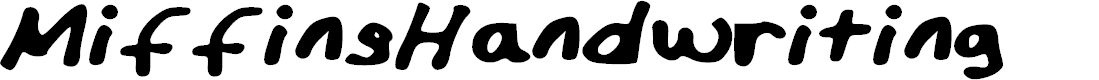 Preview image for MiffinsHandwriting